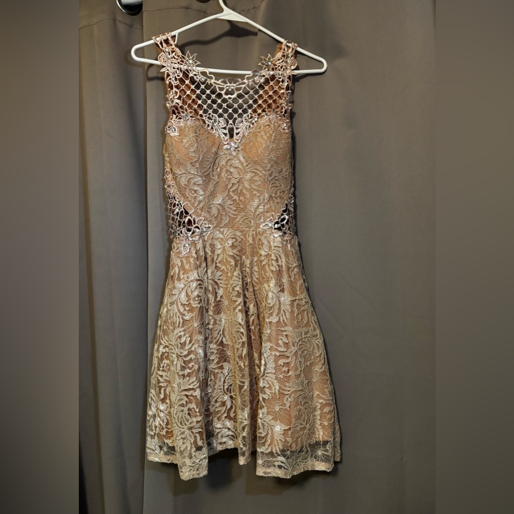 Jodi Kristopher Baby Pinky with Cream Lace and Net Bodice